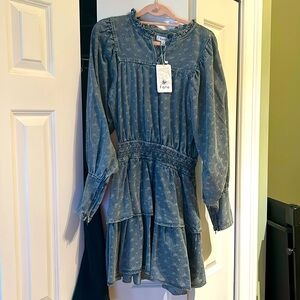 Denim dress, brand new!